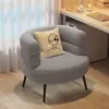 Sillón de sofá perezoso, popular silla BOBO de cachemir para dormitorio y maquillaje, sofá individual moderno simple para sala de estar, silla de tocador.