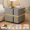 Mesita de noche inteligente de madera maciza suspendida, dormitorio simple y moderno con cerradura, sin necesidad de instalación, almacenamiento, mueble de noche de pie para el hogar