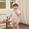 Macacão de Bebê Leão Desenho Animado Verão Respirável Recém-Nascido Manga Curta Triângulo Macacão Super Fofo Roupa Infantil Atacado