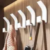 Ganchos Altos e Baixos, Ganchos Adesivos sem Furos, Ganchos de Parede para Roupas de Banheiro, Elásticos de Cabelo Multifuncionais, Ganchos para Armazenamento de Chapéus, Prateleiras de Armazenamento