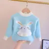 Ropa para Niños Suéter de Terciopelo Imitación de Visón para Niñas 2026 Otoño e Invierno Nuevo Estilo Coreano Suéter de Punto para Niños Pequeños y Medianos
