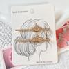 Pinza para el cabello elegante para mujer, pequeña, fresca y dulce, estilo coreano, pinza para el cabello de metal con incrustaciones de diamantes, pinza para el cabello recogido, pinza para cola de caballo
