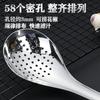 Colador de Acero Inoxidable para Pimienta para Uso en Cocina Doméstica, para Sacar Fideos y Dumplings, Escurrir Agua, Freír y Filtrar, con un Gancho