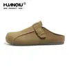 Zapatos Birkenstock Universales para Hombre 2026 Nuevo Verano Exteriores sin Cierre Oficina Casual Perezosos de Punta Cerrada Zapatos de Medio Calce