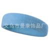 Diadema deportiva de color sólido transfronteriza europea y americana directa de fábrica para hombre, diadema absorbente de sudor, para mujer, antideslizante, elástica, fitness, correr, yoga