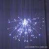 Lâmpada de fio de cobre com cordão de LED, água corrente, flash síncrono, lâmpada de fogos de artifício, lâmpada de decoração para feriado de Natal