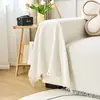Nova Capa de Tecido para Sofá Estilo Creme Toalha Capa Simples Cobertura Completa Capa de Sofá Capa para Todas as Estações Almofada de Sofá Universal Estilo Ins
