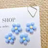 Novas Decorações de Arte de Unha Girassol Color Blocking Cor Macaron Estilo Cremoso Flor Margarida Fofa Presilhas de Cabelo para Unhas Acessórios de Resina