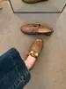 Zapatos Casuales de Commuter Estilo Británico Redondos de Punta con Tira en T Mary Jane de Tacón Bajo de Cuero Suave Otoño/Invierno 2026