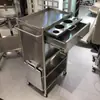 Carro de Peluquería Belleza Barbería Peluquero Herramienta para Permanente y Coloración Carrito Carrito de Herramientas para Salón de Belleza Carrito de Bar Gabinete