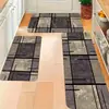 Alfombrilla Antideslizante para Suelo de Cocina al por Mayor Alfombra de Cocina de Franela Absorbente de Agua a Prueba de Aceite Fácil de Limpiar Felpudo de Cocina