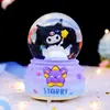 Celebridad de Internet Tiempo de Roaming Bola de Cristal Corazón de Niña Estilo Ins Adorno Caja de Música Regalo de Cumpleaños para Niños Venta Directa