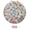 Acrílico cor mista flor de cerejeira pequeno ponto quebrado estrela de cinco pontas contas redondas pulseira colar DIY feito à mão joias com contas