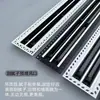 Rejilla de Ventilación de Aire Acondicionado de Aleación de Aluminio/ABS Extendida Ultraestrecha Empotrada Sin Marco Persiana de Retorno de Aire