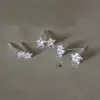 Brincos de Estrela de Zircônia Nicho Versátil Outono e Inverno Haste de Orelha Moda Entrada Luxo Senso de Design Joias Brincos