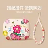 Adequado para a Nova Capa Protetora para AirPods 5ª Geração Pro3 Apple Capa em Formato de Estrela com Cordão Capa para Fone de Ouvido Bluetooth 4ª Geração Sem Fio