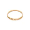 Pulsera Cruzada Europea y Americana de Cobre Incrustado con Circonio Estilo Cubo de Azúcar Chapada en Oro de 18K Joyería Estilo Correa de Reloj