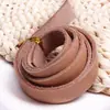 Primera capa cuerda de cuero de vaca amarilla Tira de cuero curtido vegetal color natural Pulsera collar bolsa correa tira de cuero de vaca DIY