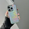 Capa de Celular Colorida com Padrão de Couro de Crocodilo Galvanizado Adequada para Apple 17 Promax Tendência 16 Cobertura Total 15 Anti-Queda 14/13