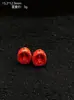 Accesorios de Arena Roja, Cuentas Hechas a Mano de Alta Calidad para DIY, Cuentas para Pulsera de Cinabrio Genuino, Accesorios Pequeños, Cuentas Sueltas al por Mayor