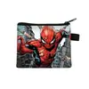 Porta-moedas Desenho Homem-Aranha Marvel Infantil com Zíper Pequena Bolsa de Armazenamento Mercadoria de Anime Porta-Cartões Portátil Venda por Atacado de Fábrica