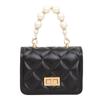 Nuevo Bolso de Mano de Perlas para Niños, Bolso de Hombro de Moda con Pequeño Aroma para Niñas de 1 a 6 Años, Bolso Cruzado de Color Puro Fresco