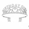 Direto da Fábrica Alça de Ombro Coroa Faixa de Cabelo com Strass Festa de Aniversário Acessórios de Cabelo Celebridade da Internet Decoração de Confeitaria Coroa de Bolo Adorno de Cabeça