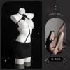 Lemon Story Lingerie Sexy Renda Sexy Gola Halter Saia Curta Transparente Roupa de Secretária Uniforme de Ol Tentação 8880