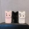 Funda de Teléfono con Temática de Gato para iPhone 15, Nueva Funda Protectora de Felpa para Teléfono Apple, Anticaídas y Antideslizante para 14 Pro