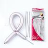 Shuaian Long 260 Metálico Longo Látex Balão Névoa Superfície Mat Magic Long Balloon Balão de Metal