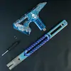 Delta Toys Hacha Táctica del Mar Negro de 45 cm Versión Desmontable Modelo de Arma de Metal Adorno Artesanal Sin Afilar