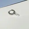 Nuevos Pendientes de Gota de Agua Coloridos Diseño de Nicho Sentido Completo de Diamante Arete Delicado Lujo Ligero Elegante Simple Versátil Pendientes Distintivos de Moda