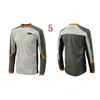 Ropa para Carreras Todoterreno Transfronterizas, Tallas Europeas y Americanas, Camiseta de Manga Larga Versátil y Elegante, que Absorbe el Sudor, Transpirable, Cómoda, Ropa de Descenso Hecha a Medida