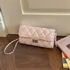 2026 Nuevo Estilo Francés Moda Cuadros Cadena Lujo Ligero Moda Femenina Bolsa Cuadrada Pequeña Sensación de Alta Gama Bolso Cruzado