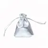 Bolsas de Tela Doradas y Plateadas del Fabricante, Bolsas con Cordón Rojas y Doradas para Joyería, Manualidades, Regalos y Almacenamiento de Accesorios y Bolsas de Empaque en Stock
