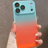Funda de Teléfono iPhone 17 Pro Max Bicolor Degradado Adecuada para Apple 16, 15, 14, 13 Fundas de Refrigeración Transfronterizas