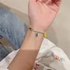 Pulsera de Flores de la Suerte de Verano con Cuentas de Colores Nuevo Estilo 2022 Novia Simple ins Pulsera de Cuentas Versátil