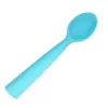 O Mais Vendido da Amazon Silicone de Grau Alimentício para Mães e Bebês Colher de Comida Infantil Colher de Refeição Talheres para Alimentação de Bebês Colher de Silicone