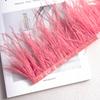 Tira de Tela de Plumas 10-13cm Borde de Tela de Pluma de Avestruz Material de Decoración para Vestido Falda de Baile Latino Cinturón de Tela Accesorios de Ropa