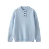 Novo suéter infantil de cashmere, suéter grosso de cashmere com gola semiaberta para meninas, segunda pele com gola semi-alta para meninos