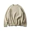 Ropa de Hombre Beijie 2026 Otoño Nueva Llegada Suéter de Color Sólido con Dobladillo Hombres Básico Punto Simple Atuendo de Pareja Ropa Exterior