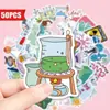 Compra Directa Transfronteriza de 50 Piezas de Divertidas Pegatinas Decorativas con Temas de Experimentos Químicos para Cuadernos, Diarios y Botellas de Agua
