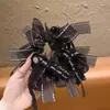 Diadema de Red con Encaje y Lazo Estilo Retro de Lujo Ligero, Cuerda para el Cabello Súper de Hada de Gama Alta, Accesorio Versátil para el Cabello
