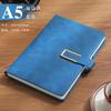 Caderno com Fivela A5 em Couro Sintético Espesso Venda por Atacado Ata de Reunião Caderno para Escritório de Empresa Customização