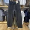 Calça Casual Elástica Estilo Japonês Masculina e Feminina Calça Cargo Funcional para Exterior Calça de Nylon Repelente à Água Calça Reta 463981