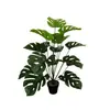 Paisajismo de Plantas Verdes Artificiales Transfronterizo Palmera de Piso Grande en Maceta y Monstera Decoración para el Hogar Estilo Nórdico Plantas de Árboles Falsos