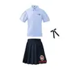 Ropa de Jardín de Infancia Ropa de Clase de Verano para Niños Estilo Universitario Camisa Bordada Uniforme Escolar para Estudiantes de Primaria y Secundaria Ropa de Presentación para Niños y Niñas