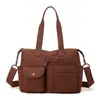 Bolsa Tote Grande de Nylon Portátil Resistente al Agua con Múltiples Bolsillos para Uso al Aire Libre, Nueva Bolsa de Hombro Cruzada de Nylon para Viajes Diarios, Bolsa de Mamá