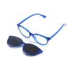 Gafas de Sol para Niños Clip Clip Colgante Juego de Gafas Gafas Polarizadas Anti-ultravioleta Gafas de Doble Propósito Montura de Gafas Planas JC7364