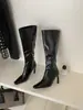 []Botas longas de salto alto 2026 novo estilo botas longas de salto alto pretas não acima do joelho botas temperamento rainha